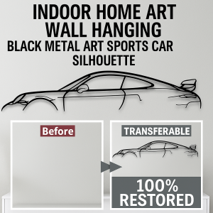 Black Metal Wall Art