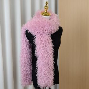 WENKEN Cashmere giả Khăn choàng lông giả Mềm mại Hai Khăn quàng cổ dài Đã được làm dày Khăn lông mềm Phụ nữ Cô gái
