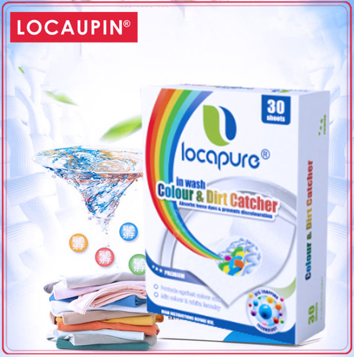 Locaupin Laundry Anti Dye Absorption Sheet Color and Dirt Grabber