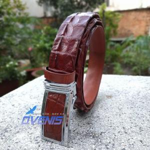 [FREE SHIP] Thắt Lưng Cá Sấu Liền. Sản Phẩm Da Cá Sấu Thật 100%