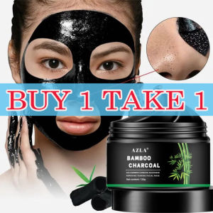 BUY 1 TAKE 1 Bamboo Charcoal Mask Blackhead Remover Mask Blackhead Spots Acne Treatment Mask