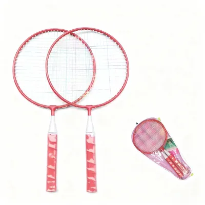 FREE RACKET BAG 3 SHUTTLECOCKS 2 PCS Kids Badminton Racket Ages 13 3- Childrens Badminton Racket