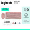 Logitech Pebble 2 Slim Multi-Device Bluetooth Wireless Keyboard and Mouse Combo | PC | Mac | Laptop. 
