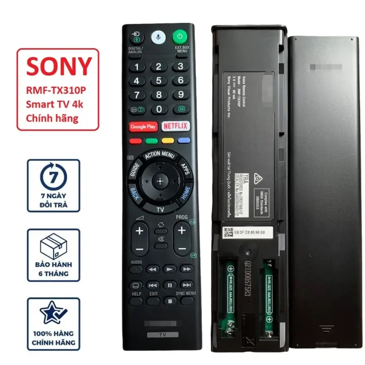 Genuine RMF-TX310P Sony Voice TV Controller Sony TV Remote Control ...