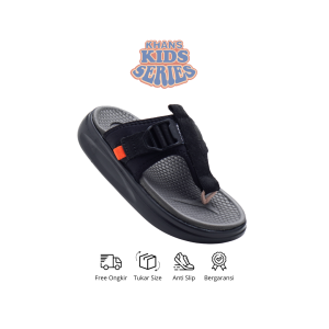 KHANS Kids - Sandal Jepit Anak Flip Flop Anti Slip - River Grey