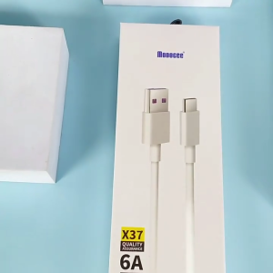 5A Fast Charging Cable USB Male to USB C Male Power Cable Cord for Tablets Phones Quick Charging Data Wire