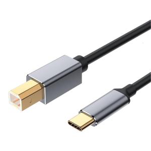 Fast Speed Printer Cable Male USB Type C to Male USB B for Efficient Data Transfer Between Printers Scanners and PC