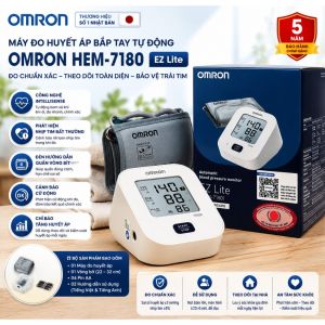 Máy đo huyết áp bắp tay điện tử OMRON HEM-7180