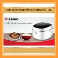 Nồi Điện Tử Cơm Điện Nấu Cơm Ngon Siêu Nhanh Siêu Tiện Ích Rapido RC-1.2D Nhập Khẩu, 10 Chức Năng Nấu Tự Động, Điều Khiển Điện Tử, Hẹn Giờ, Lòng Nồi Đúc Nguyên Khối, Bảo Hành Trọn Đời. 