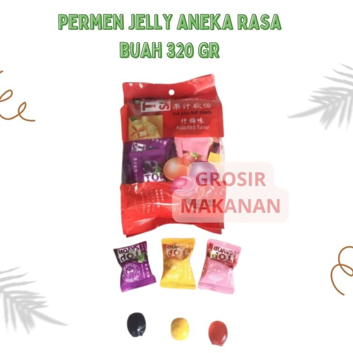 Permen Jelly Aneka Rasa Buah / Soft Jelly Candy 320 Gr / Halal | Lazada ...