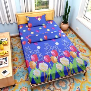 Barkaila - Sprei Set Motif Ukuran 100x200cm Elegan Minimalis