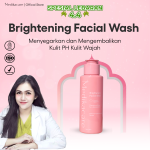 Medika Care Skincare Brightening Facial Wash 100ml - Sabun Cuci Muka Pembersih Wajah
