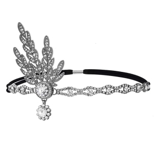 Bohemian lá Rhinestone hairband Chic Cài Tóc Dự Tiệc Nữ tiệc chia tay độc thân của cô dâu phụ kiện tóc cho đám cưới KỲ NGHỈ HÈ headpieces