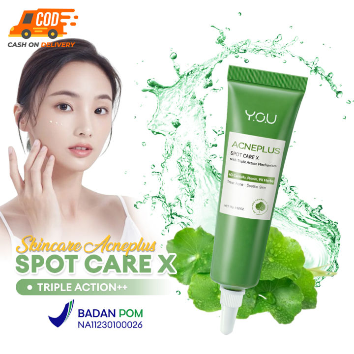 Salep Totol Jerawat Acne Plus BPOM -Spot Care Ekstra Centella Asiatica Anti-Bakteri Penyebab Jerawat