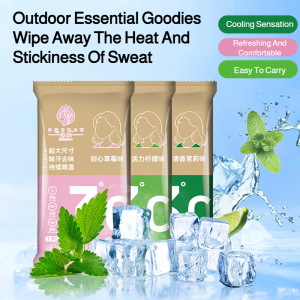 Portable Cooling Towel Cold Towel Cold Cool Cooling Wet Wipes Summer Cooling Small Towel Ice-Sensing Antiperspirant Sports Outdoor Mountaineering Refreshing Cool Towel凉感清凉毛巾