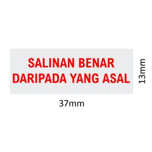 M10 SALINAN BENAR DARIPADA YANG ASAL Colop Printer 20 Ready Made Stock Rubber Stamp Chop Self-Inking Refillable CSSP20
