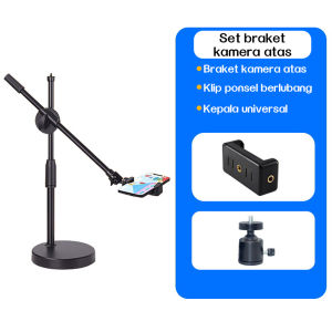 Live broadcast bracket disc overhead shooting set including gimbal and mobile phone clip fill light live broadcast equipment