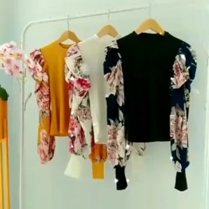 Baju Atasan Rajut Lengan Bunga: Desain & Tips Memilih