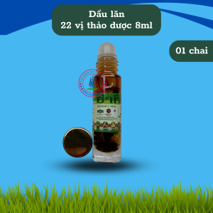 Dầu Thái Lan - Dầu lăn 22 vị thảo dược. Giúp tỉnh táo thông mũi giảm khó chịu khi viêm xoang say tàu xe buồn nôn...