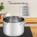 Bộ 3 nồi inox cao cấp Tefal Duetto Plus G719S674, Chất liệu inox 18/10 cao cấp an toàn cho sức khỏe, Vạch đo nước tiện lợi, Thiết kế nắp đậy thông minh và vòi rót giúp chắt nước dễ dàng, Sử dụng trên mọi loại bếp. 