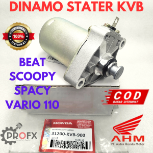 DINAMO STATER BEAT VARIO SPACY SCOOPY KARBU HONDA KVB KUALITAS ORIGINAL AHM ASLI KICK STAR