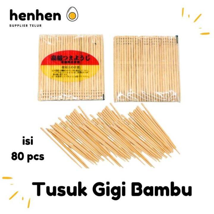 Tusuk Gigi Bambu Toothpick Bamboo Lazada Indonesia