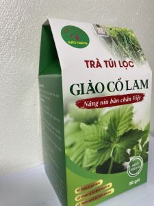 Trà túi lọc giảo cổ lam Bảo Khang (Hộp 40 gói) giảo cổ lam men gan cao gan nhiễm mỡ ổn định huyết áp giảm mỡ máu bình ổn huyết áp HN