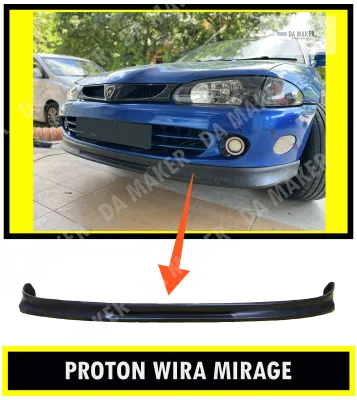 【Ready Stock】PROTON WIRA / SATRIA MIRAGE FRONT SKIRT (MATERIAL PUR) GETAH