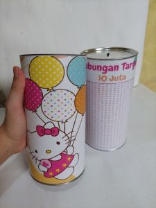 celengan target nabung 10 juta 10k permanen buka tutup jumbo besar murah karakter viral dan stiker celengan target anak-anak dewasa