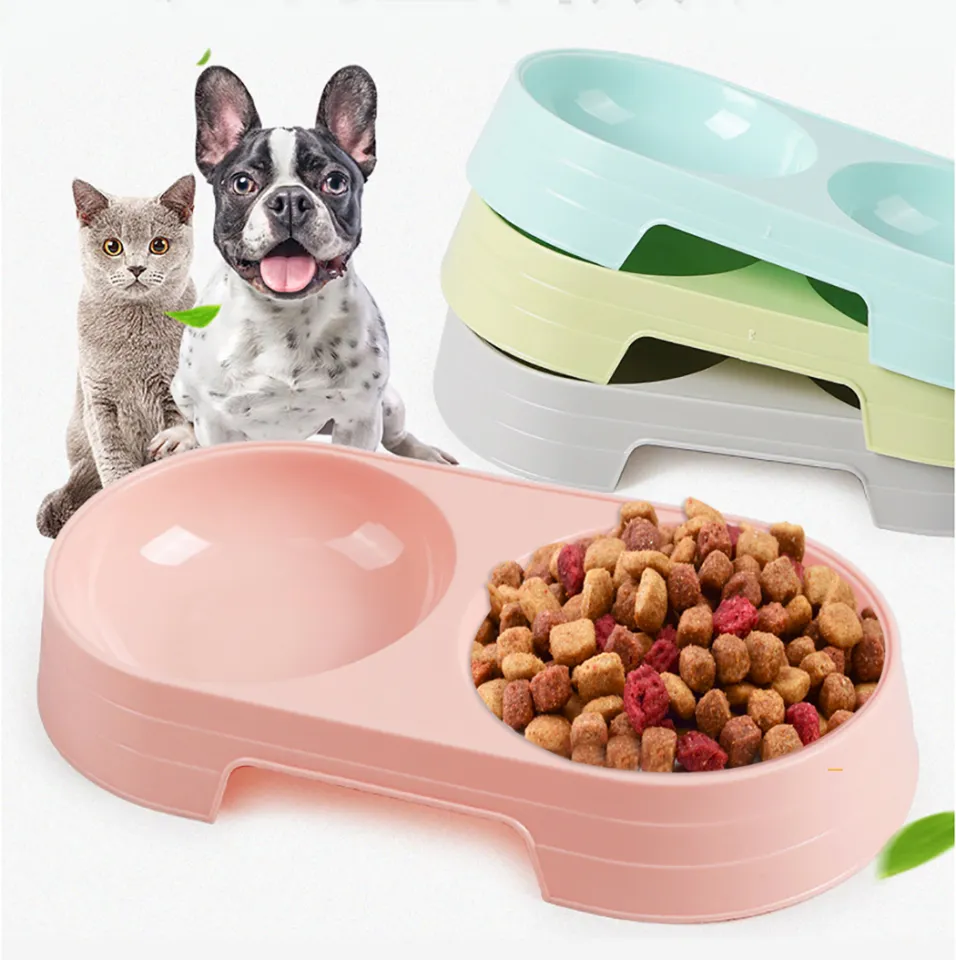 dog cat food water bowl in bowl cat bowl plastic