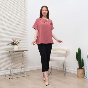B&R Blouse Viena atasan wanita kerah fashion bahan katun metelato premium