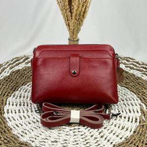 Syamsia Clara Tas Wanita Selempang Kulit Sapi Branded Terbaru 2023 Tas Kulit Fashion Genuine Leather