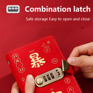 Money Bag Easy Access Adjustable Wallet Visible Transparent Inner Pocket Privacy Large Capacity
