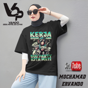 KAOS KATA KATA BOS PARTY KITA MATI VIRAL TERBARU KEKINIAN - Baju Kata Kata Keren Cotton Combed 30s