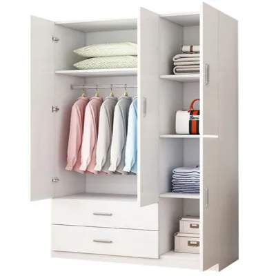 EXINHOME Cabinet For Clothes Wardrobe Small Home Bedroom Simple Modern Cabinet Storage Rental Room