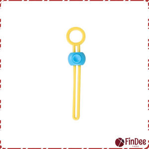 FinDee คลิปซิลิโคนปิดผนึกอาหาร ถนอมอาหาร สายรัดถุงอาหารอเนกประสงค์ สุ่มสี Storage rope