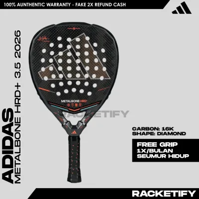 ADIDAS METALBONE HRD+ 3.5 2026 ALE GALAN Original / Raket Padel Adidas Metalbone HRD+ 3.5 2026