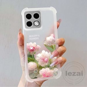 Trường hợp Xiaomi 15 t Pro 15 t 15tpro 15Pro 14t Pro 14tpro trường hợp rõ ràng chống sốc Matte nhựa TPU mềm Hoa Cover quay lại