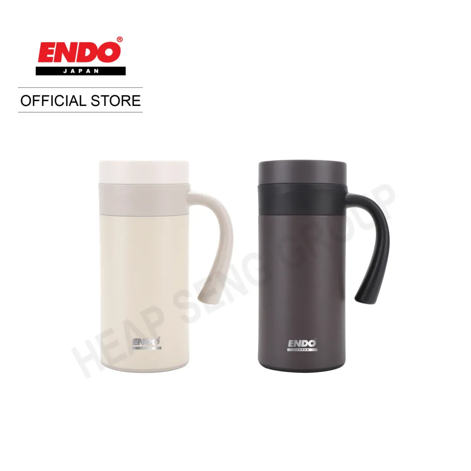 Endo 400ml Double Stainless Steel Desk Mug - CX-3015 | Lazada