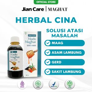 Jian Care Madu Maghat - Herbal Madu Untuk Meredakan Masalah Lambung Gerd Dan Maag kronis