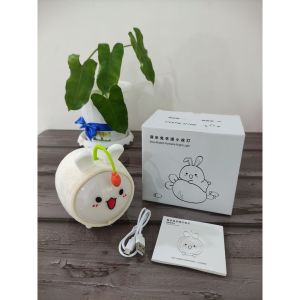 BOSSLU Lampu Tidur LED Boneka kelinci Gemoy Pat Pat Mainan Anak