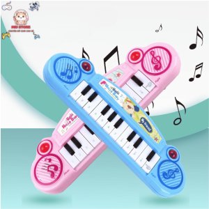 (Kèm pin) Đồ chơi đàn phát nhạc đáng yêu cho bé giúp bé yêu thíc ca hát phát triển khả năng nhạc