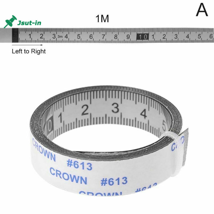 Just-in Stainless Steel Miter Track Measure Self Adhesive Metric Scale ...