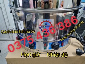 Nồi hấp bánh bao bánh rậm xôi chạy điện 220v 40cm
