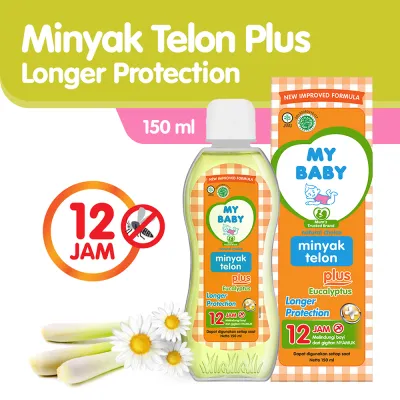My Baby Minyak Telon Plus Longer Protection (12 Jam) 150ml