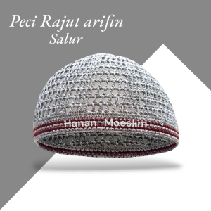 Peci rajut Arifin kopiah rajut hand made