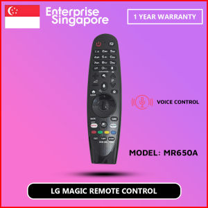 LG Magic Remote Control MR650A - Voice Control Only (No Mouse Pointer) - For LG Smart TVs