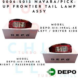 DEPO-215-19K6R-L-AE 2006-2013 NISSAN NAVARA/PICK-UP FRONTIER TAIL LAMP ASSY ECE