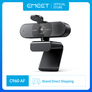 1080P HD Webcam EMEET C960 Autofocus Computer Camera for PC Computer Camera Plug and Play USB Webcam w/Privacy Cover and Microphone for Video Calling/Zoom/Teams/Google Meet