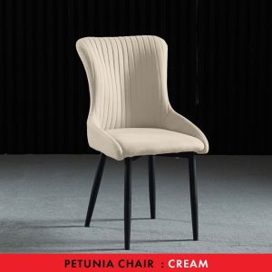F&F: PETUNIA Nordic Style Dining Chair/kerusi meja makan/Lounge Chair /kerusi makan